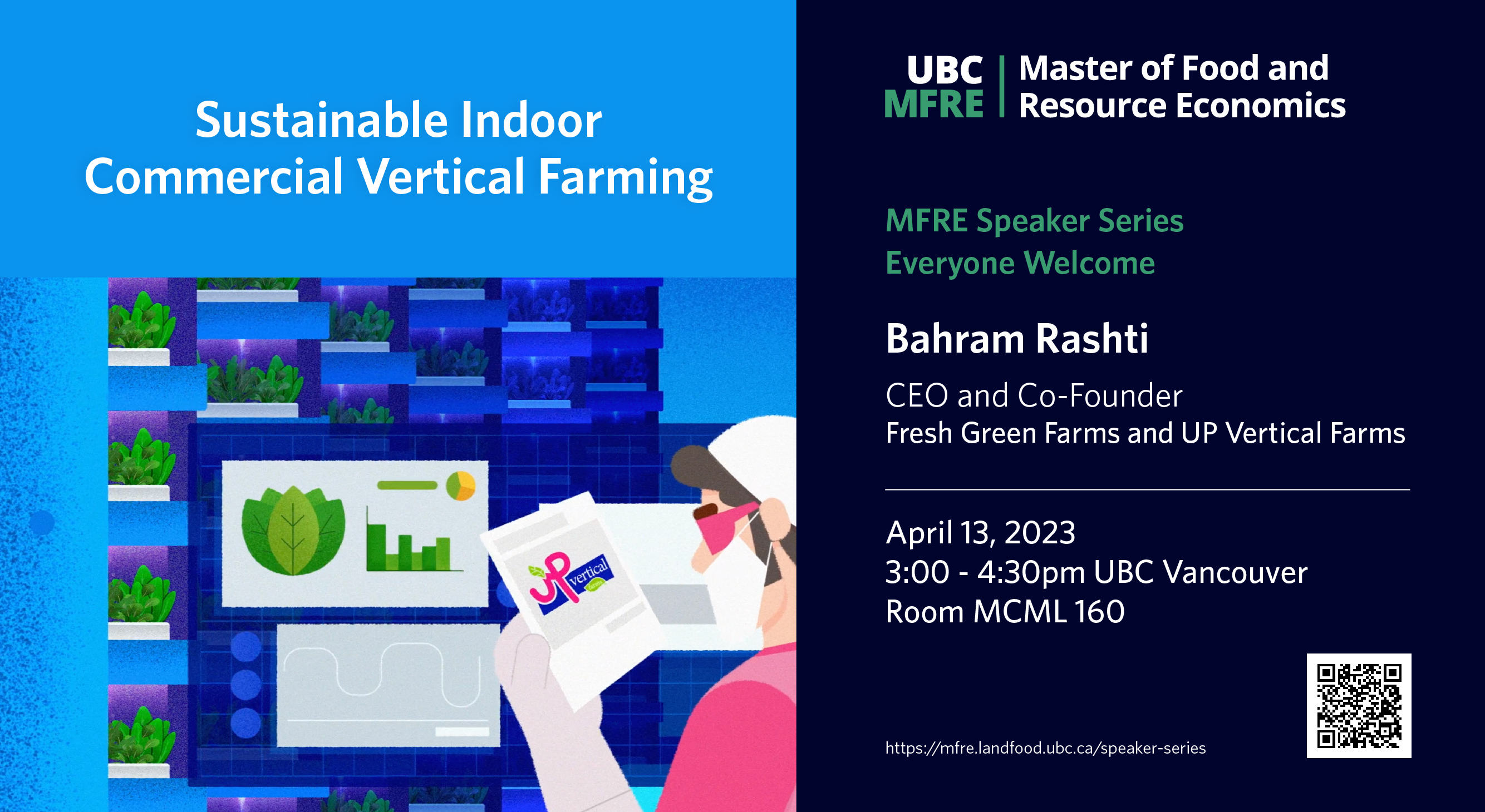 UBC MFRE vertical farming canada poster